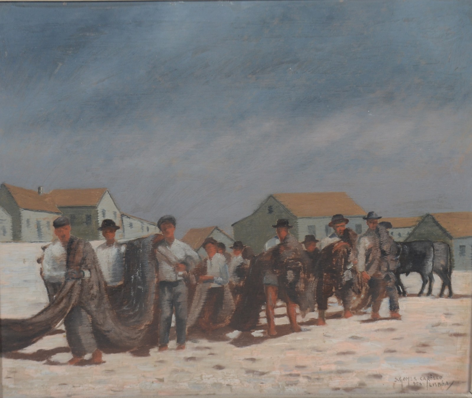 Sobragil Carôllo (1896-1974), Praia de Mira - Aldeia de pescadores - Portugal - foto 1 de 6