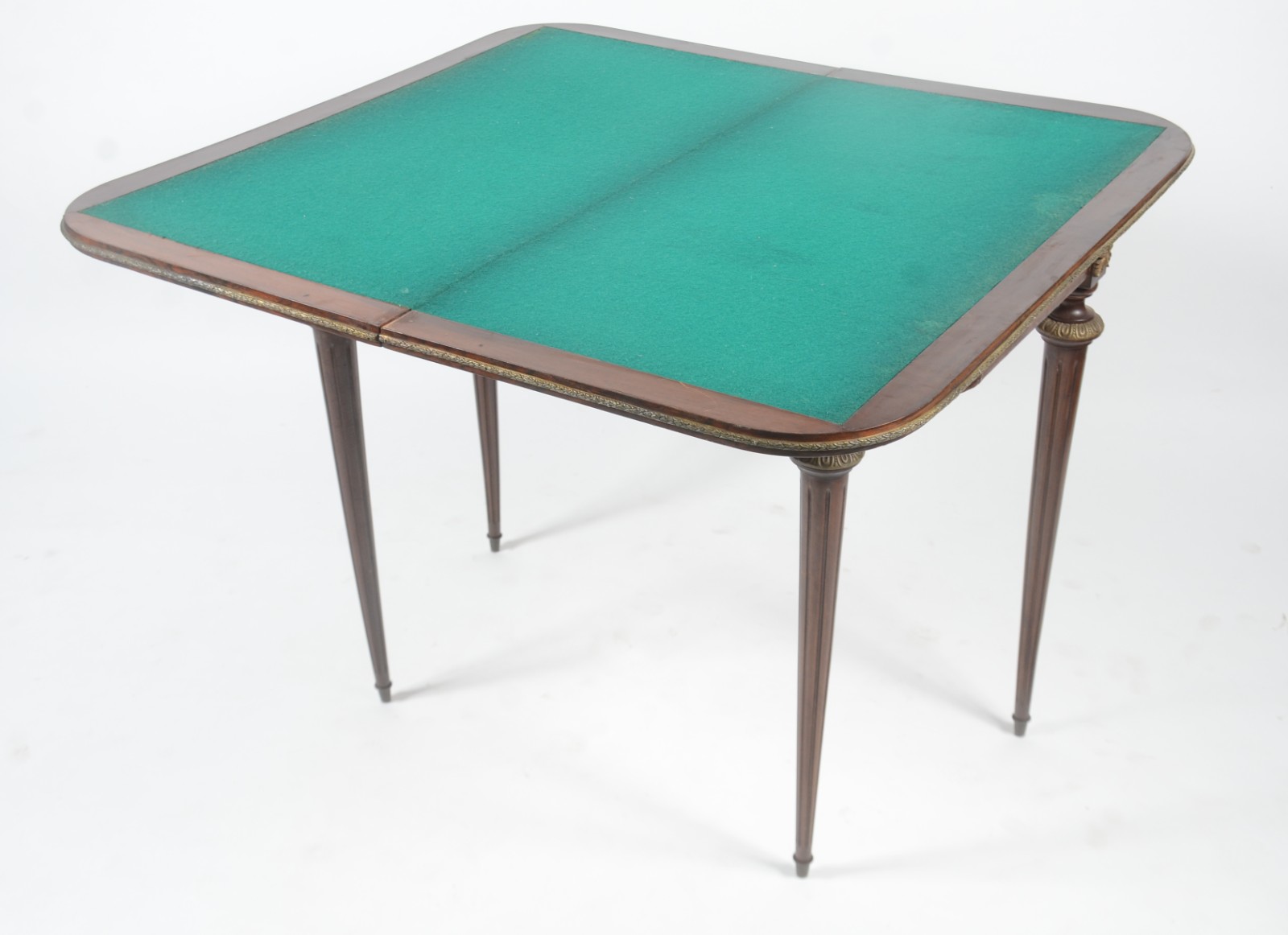 Aparador/Mesa de jogo de madeira nobre, estilo francês, tampo... - foto 8 de 11