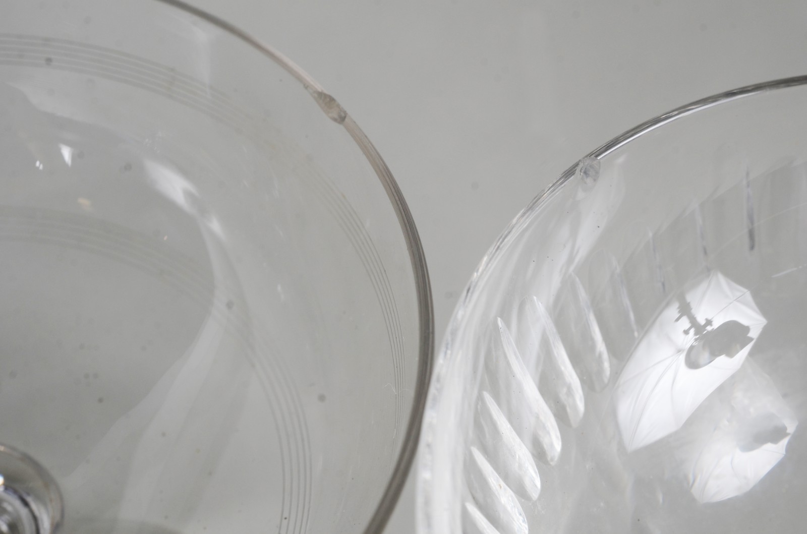 Treze taças de cristal para champagne, diferentes modelos. - foto 7 de 7