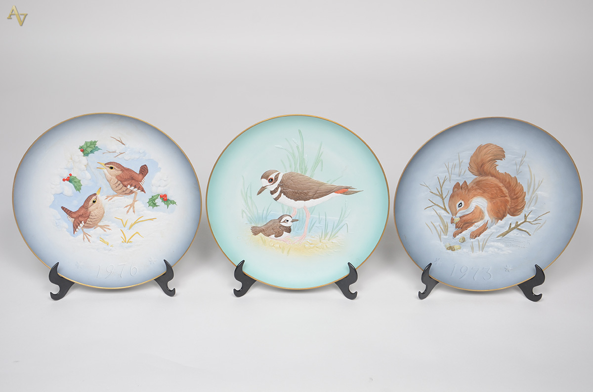 Três pratos de porcelana Hutschenreuther de coleções limitadas... - foto 1 de 2
