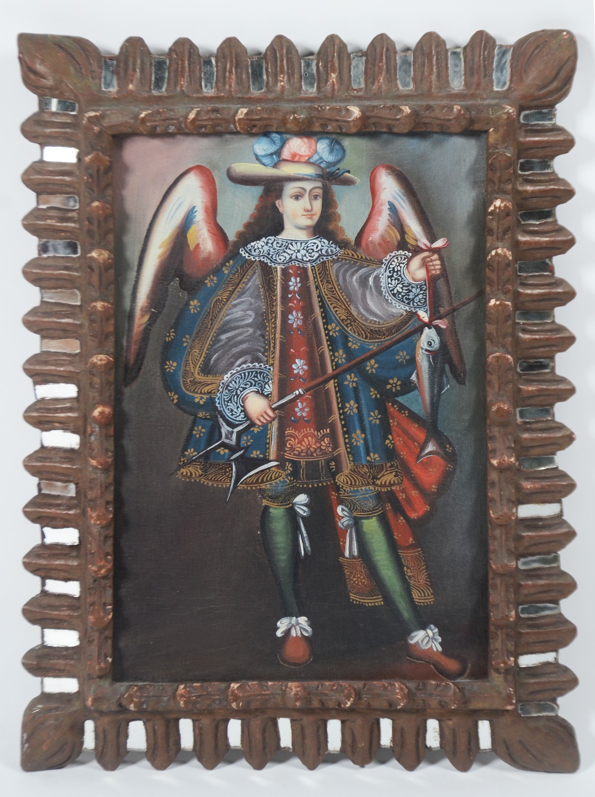 Escola Cusquenha (1538), Arcanjo - foto 2 de 5