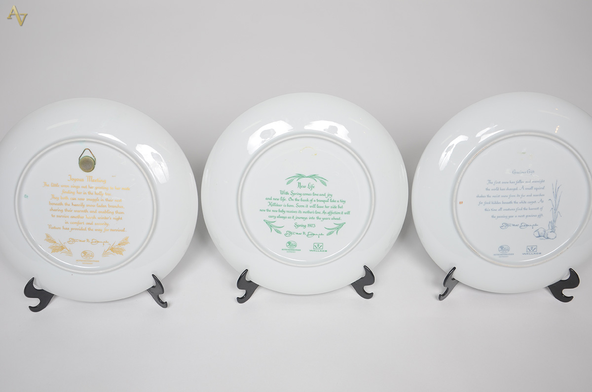 Três pratos de porcelana Hutschenreuther de coleções limitadas... - foto 2 de 2