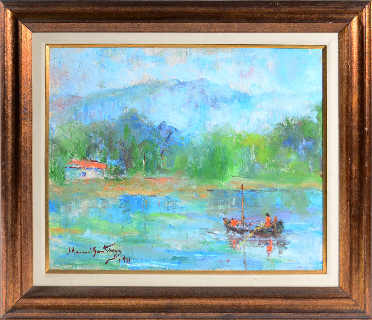 Manoel Santiago (1897-1987), Paisagem de Suruí - Teresópolis. - foto 1 de 3