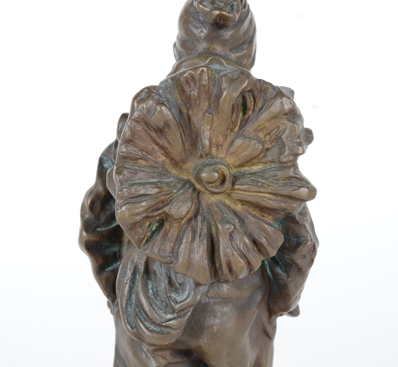 Escultura de bronze representando "peregrino", assinado e com selo da... - foto 5 de 9