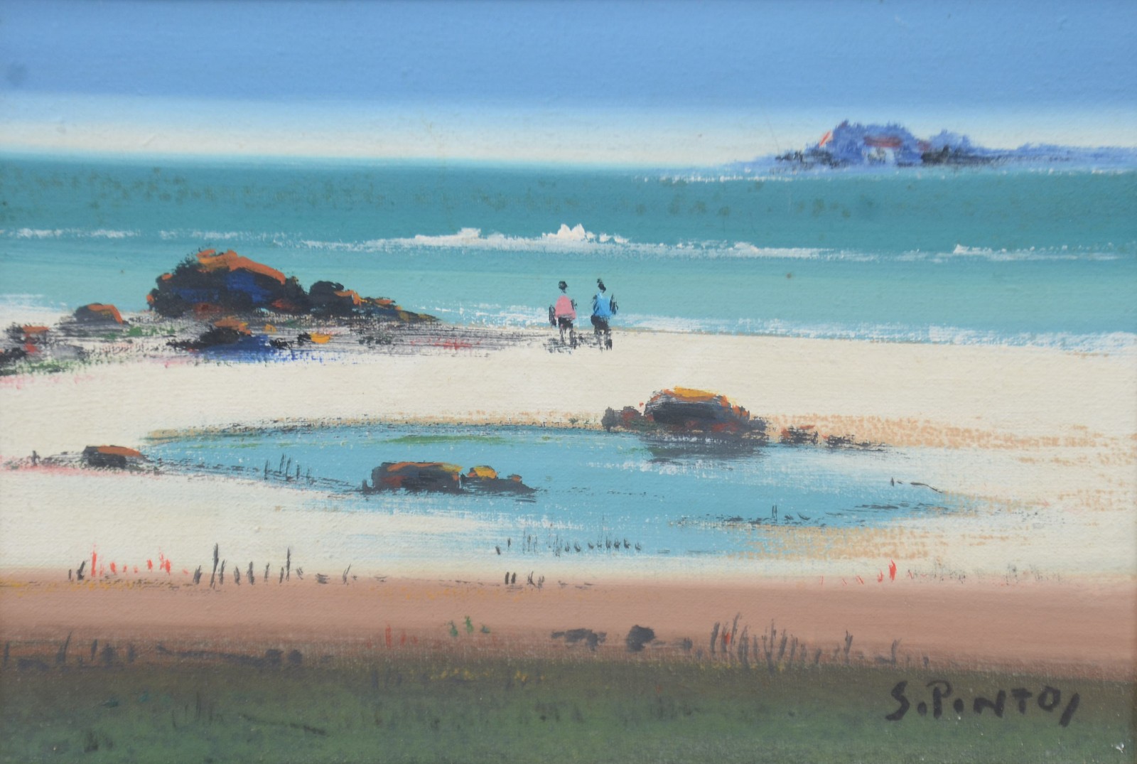 Sylvio Pinto (1918-1997), Marinha Com Figuras - foto 1 de 4