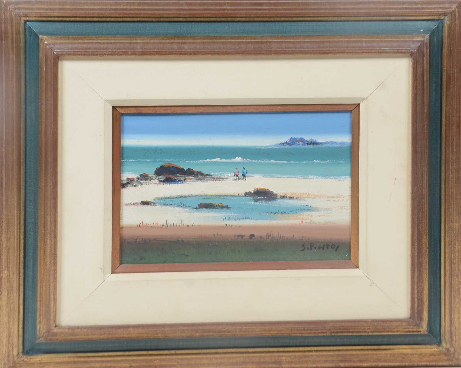 Sylvio Pinto (1918-1997), Marinha Com Figuras - foto 2 de 4