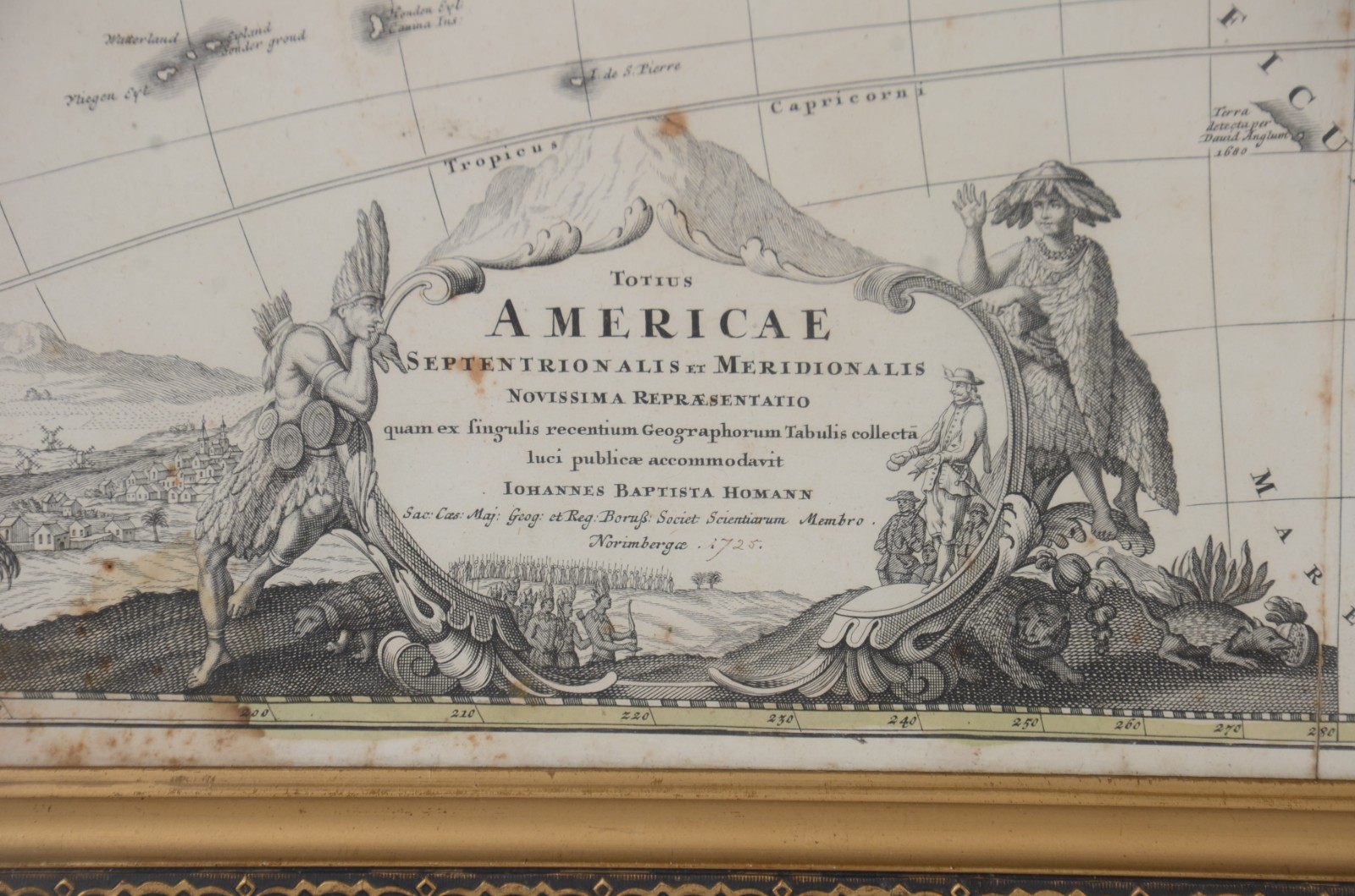 Mapa antigo "America Meridionalis". - foto 3 de 8