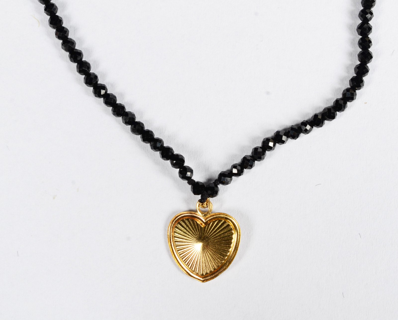 Colar de ouro com pingente, contraste 750mm, fio onix Espinélio com... - foto 5 de 7