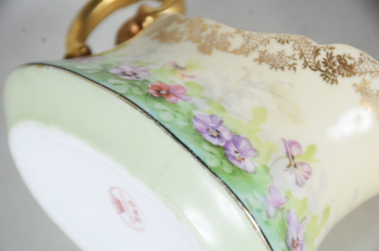 Duas peças diversas, sendo: Serviço para chá e café de porcelana B&D... - foto 11 de 11