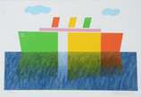 GUSTAVO ROSA (1946-2013), Barco - Serigrafia - tiragem 667/1000.