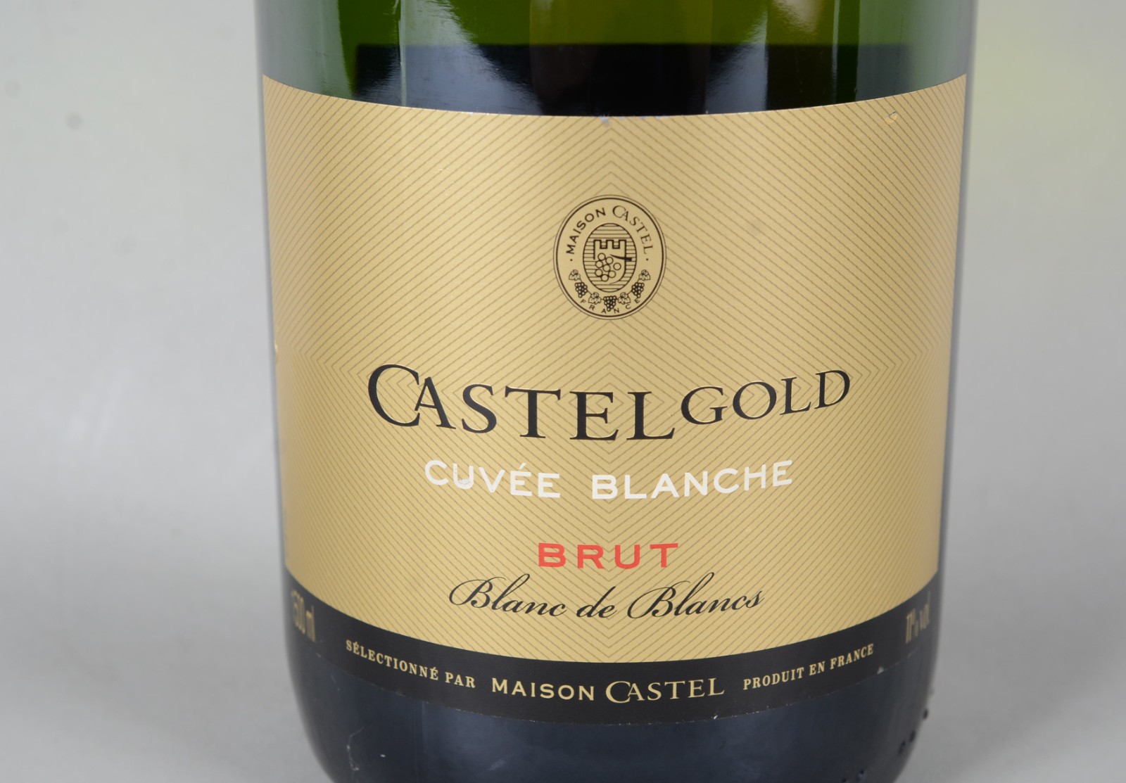 Garrafa de espumante frances "Castel Gold", brut, cuvée blanche... - foto 2 de 7