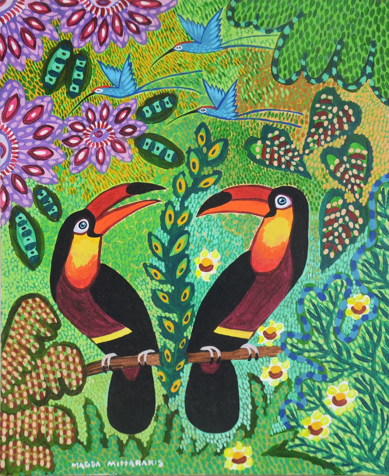 Tucanos Com Colibris - foto 1 de 4