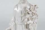 Estatueta de porcelana oriental blanc de Chine ... - Estatueta de porcelana oriental blanc de Chine representando Guan Yin.