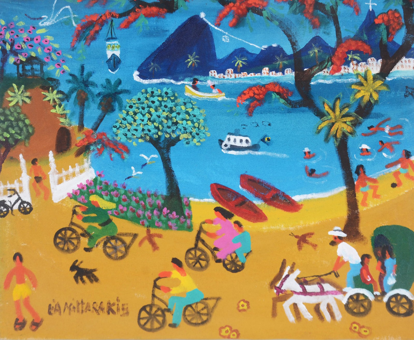 Lia Mittarakis (1934-1998), Paisagem Do Pão de Açúcar - foto 1 de 4