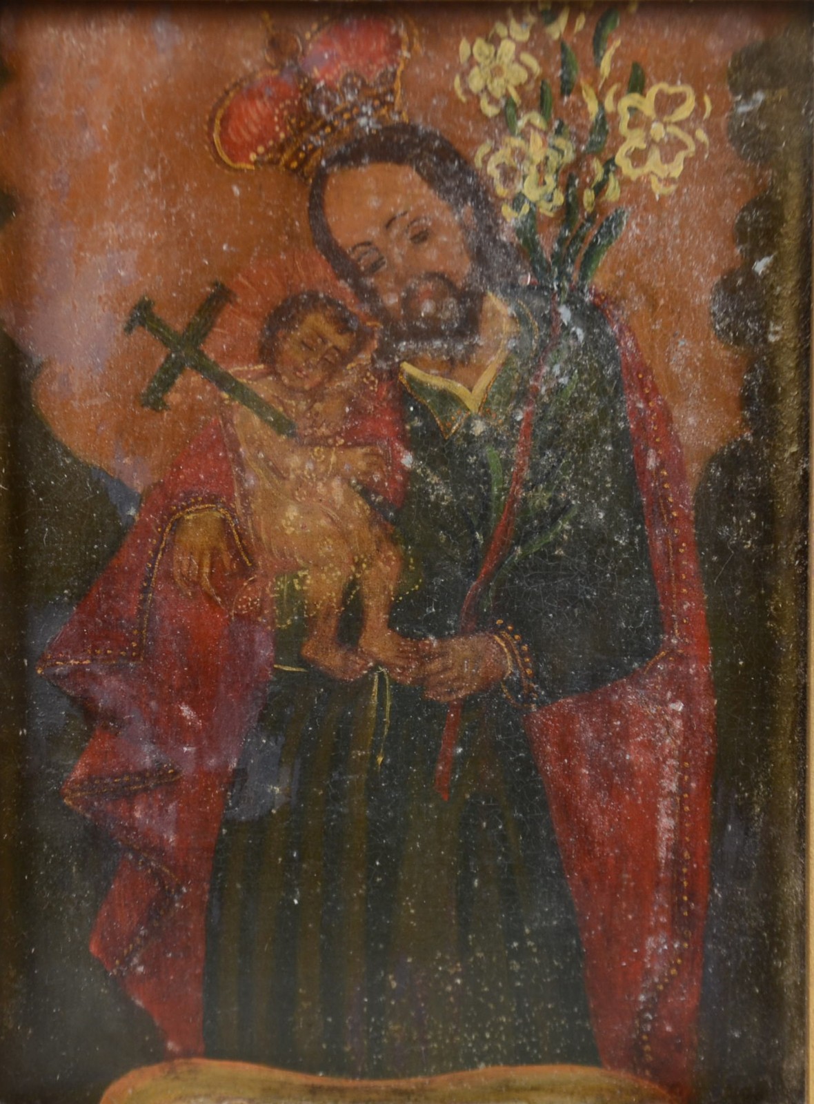 Escola Cusquenha (1538), Santo com menino - foto 1 de 5