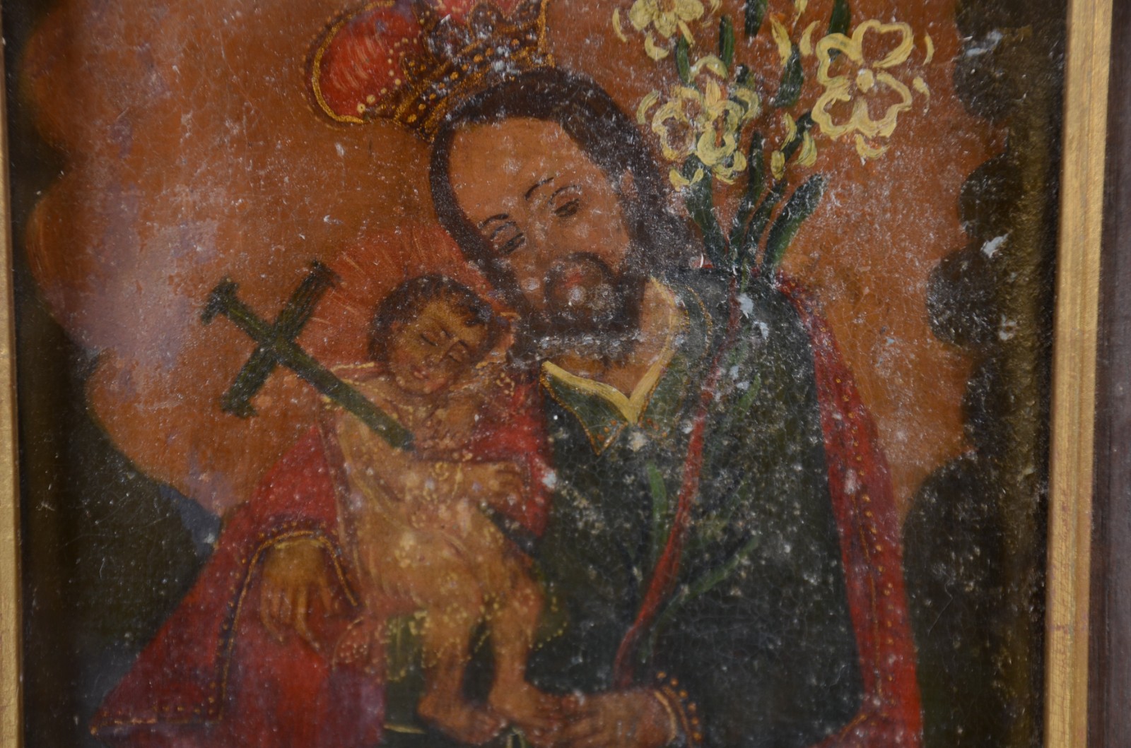 Escola Cusquenha (1538), Santo com menino - foto 3 de 5