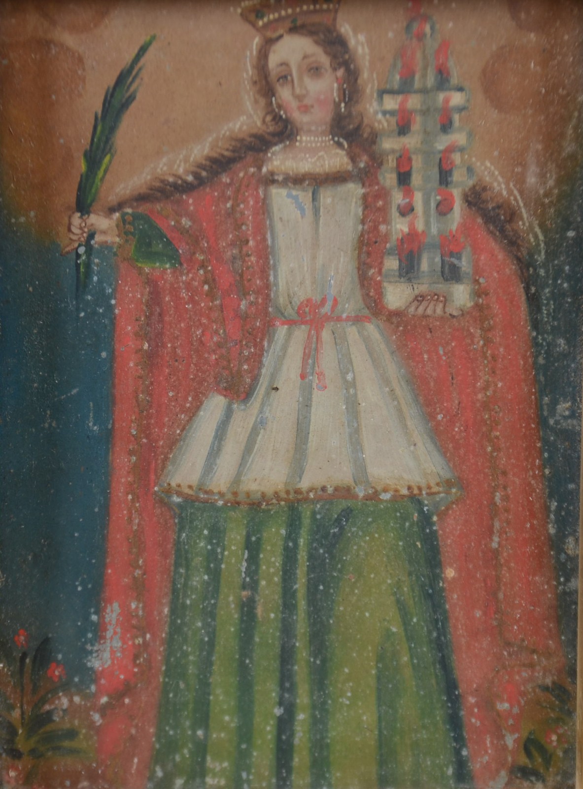 Escola Cusquenha (1538), Santa - foto 1 de 4