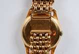 Omega (1848),  - Relógio Omega de pulso com caixa e pulseira de ouro 18 k. (Por motivos de segurança a peça não se encontra na loja).<br><br>