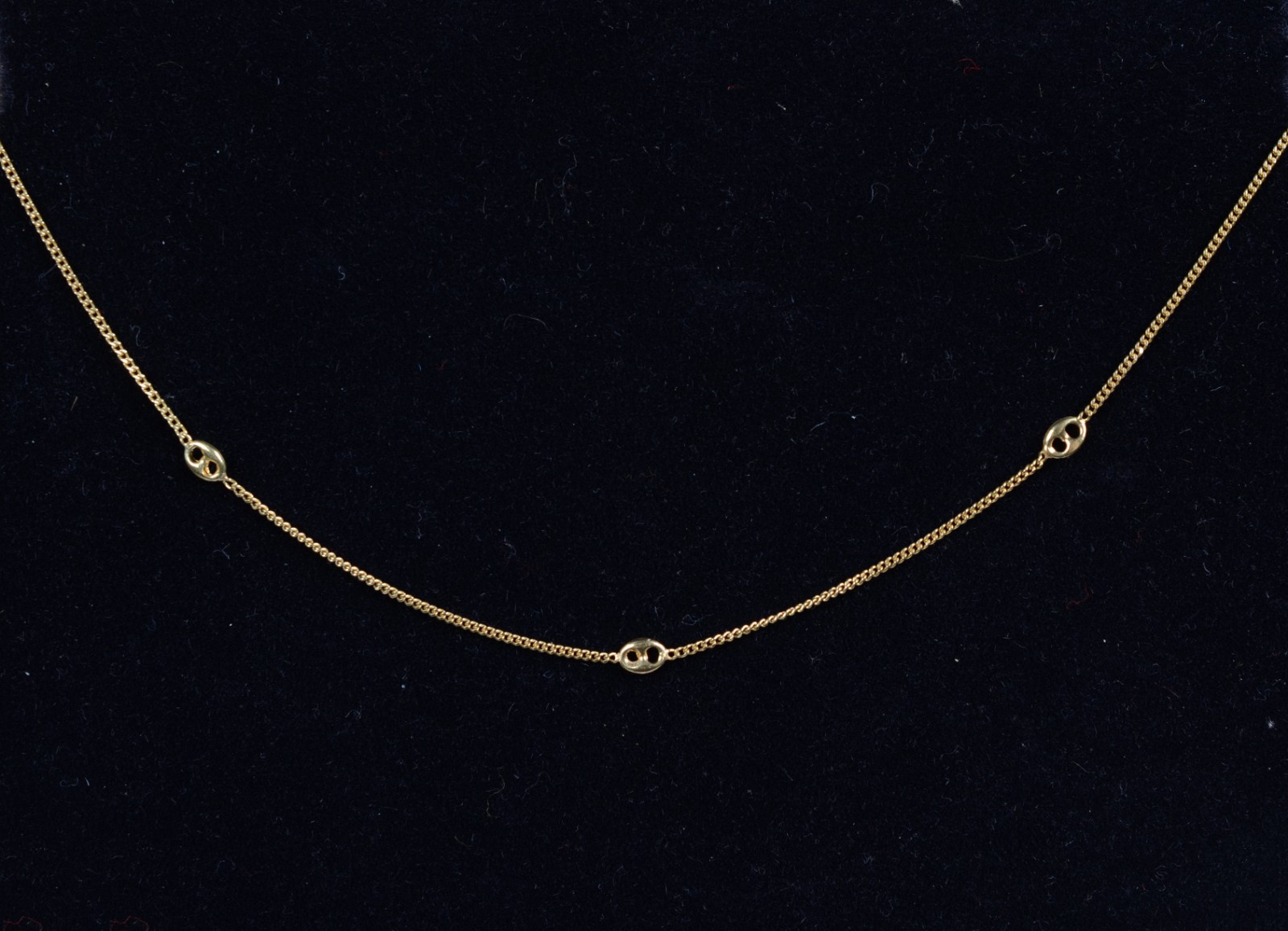 Colar de ouro 18 k. (Por motivos de segurança a peça não se encontra... - foto 8 de 9