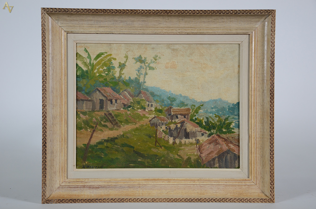 H. MACENA - Paisagem - ostcm - 38 x 49 - foto 1 de 3