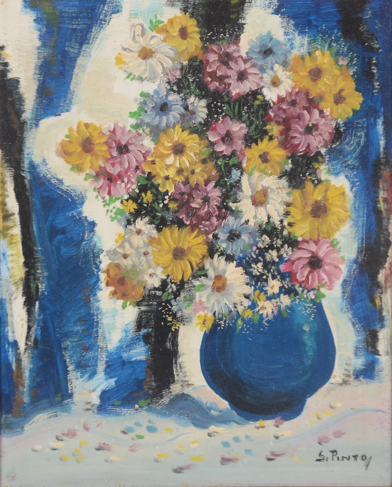 Sylvio Pinto (1918-1997), Vaso de Flores - foto 1 de 4