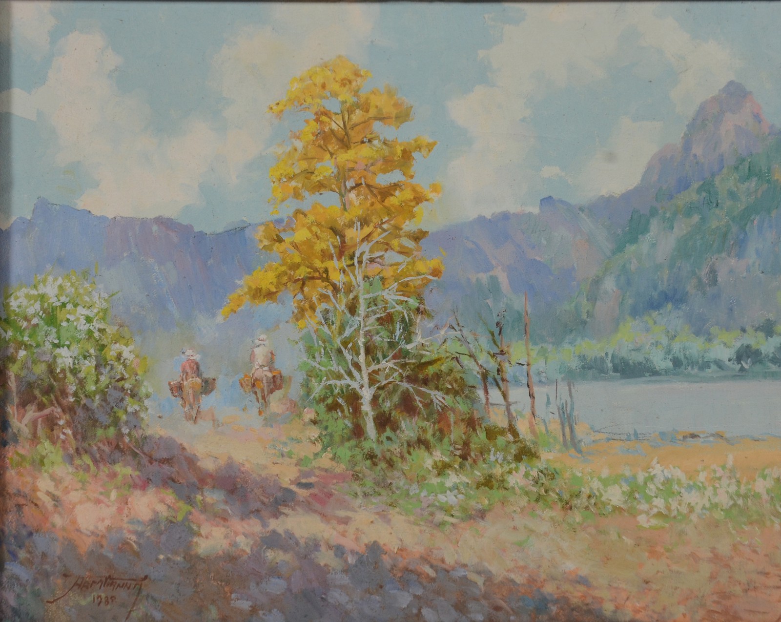 Armando Vianna (1897-1992), Paisagem Com Figuras - foto 1 de 8