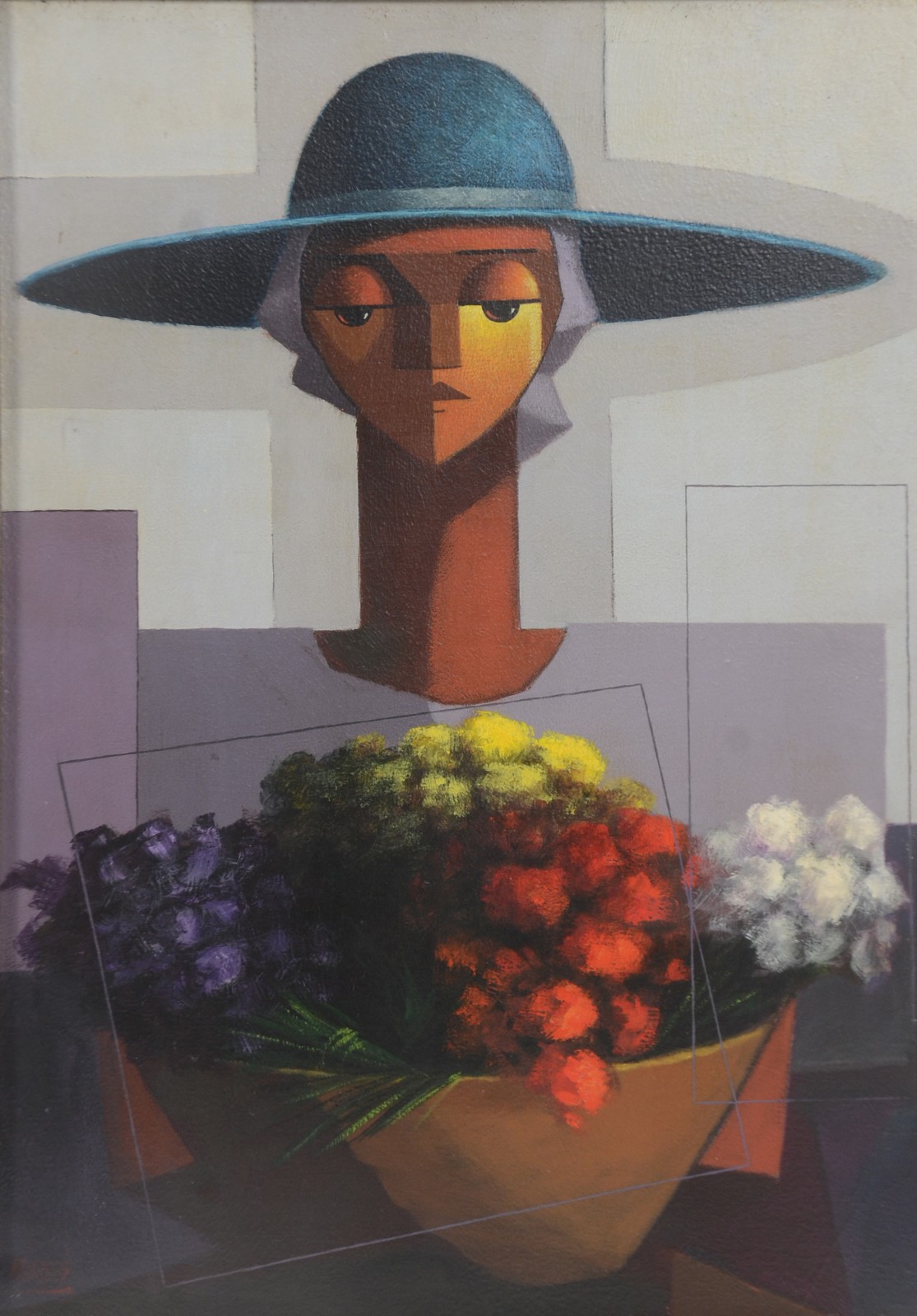 Manasses Andrade (1955), Mulher Com Flores - foto 1 de 6