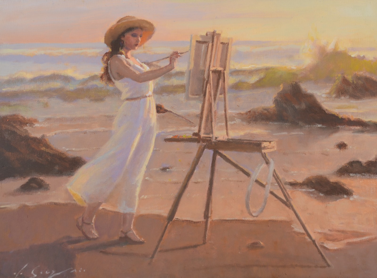 Pintando na Praia - foto 1 de 4