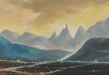 ALEXANDER ROBIN, Teresópolis - Óleo sobre tela - datado 94.