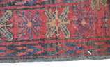 Tapete Afghan (1),  - Tapete Afghan. Cordão com defeito.