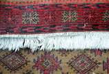 Tapete Afghan (1),  - Tapete Afghan. Cordão com defeito.