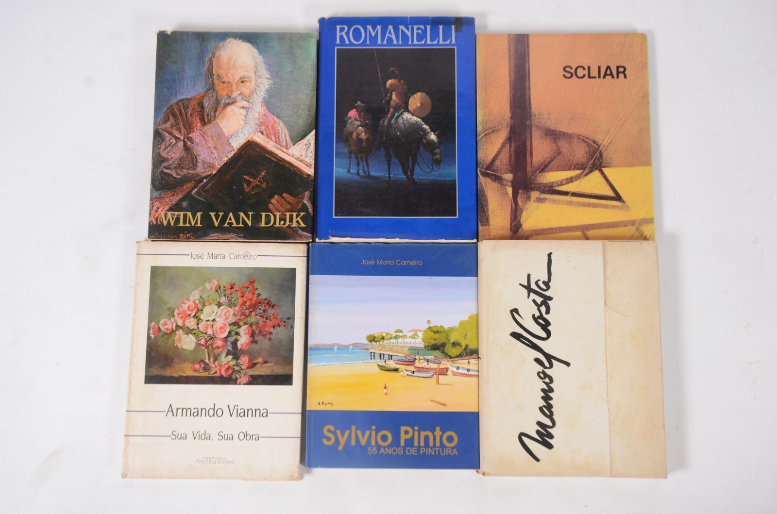 Seis Livros de Artistas variados, sendo: Scliar; Manoel Costa; Win... - foto 1 de 8