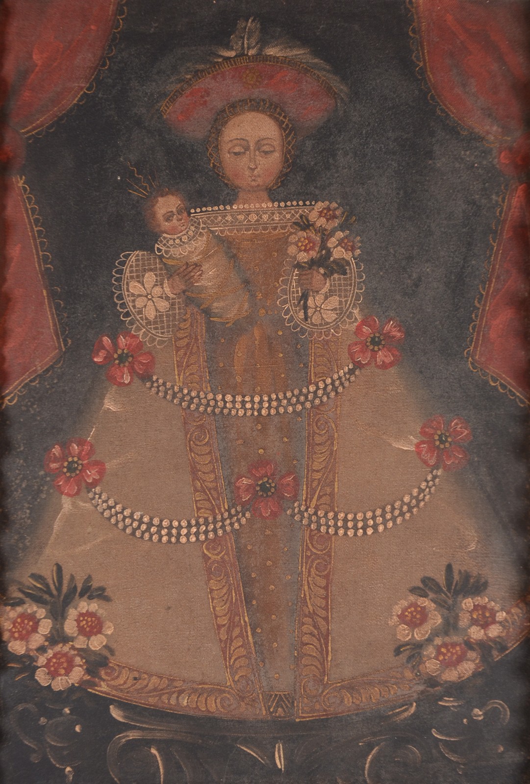 Escola Cusquenha (1538), Nossa Senhora com Menino - foto 1 de 7