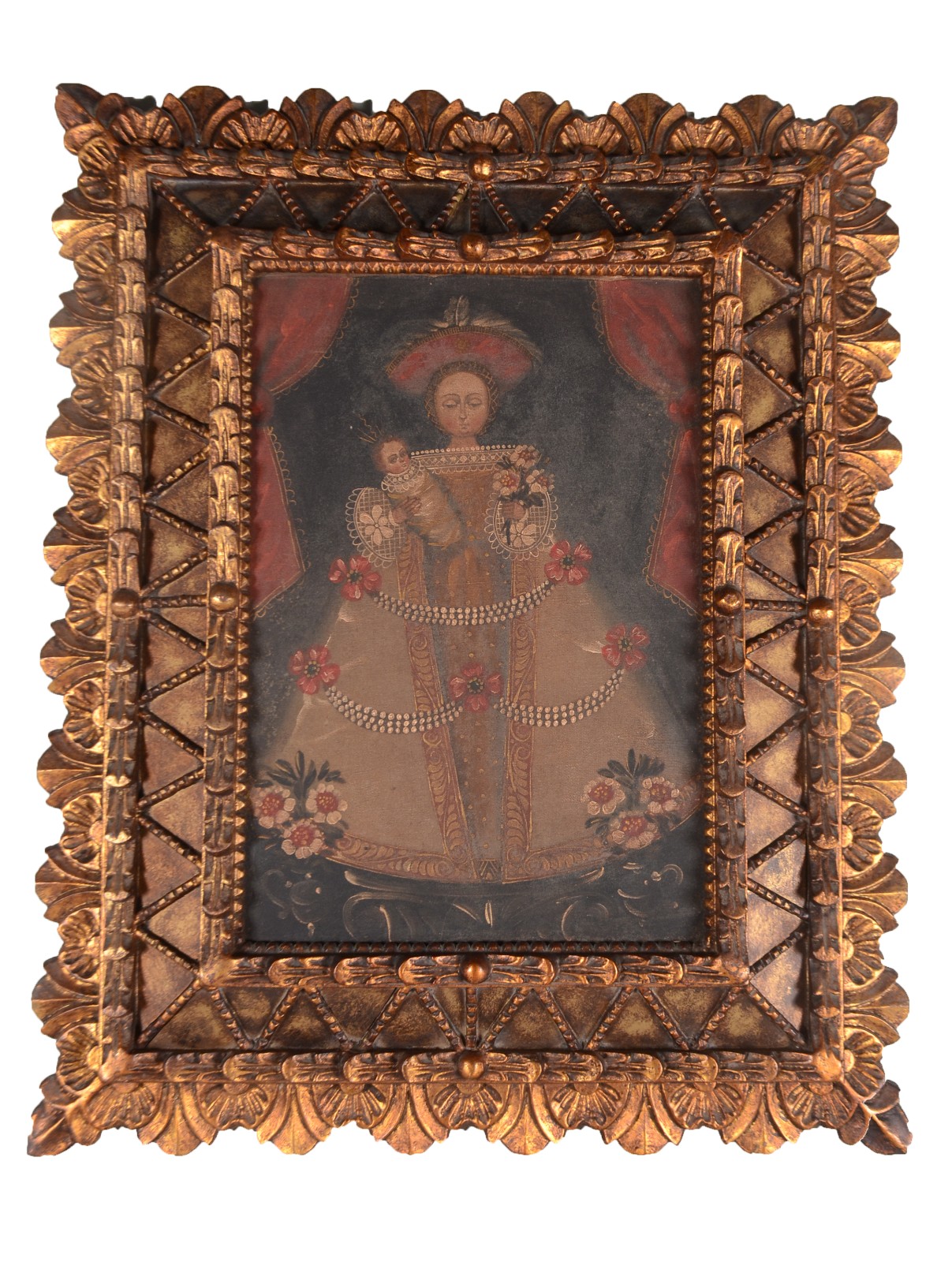 Escola Cusquenha (1538), Nossa Senhora com Menino - foto 2 de 7