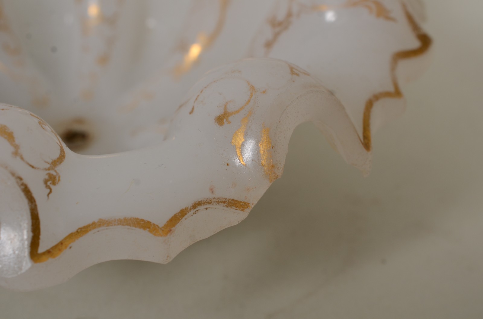 Pequena fruteira com base de prata e bowl de cristal overlay... - foto 11 de 11