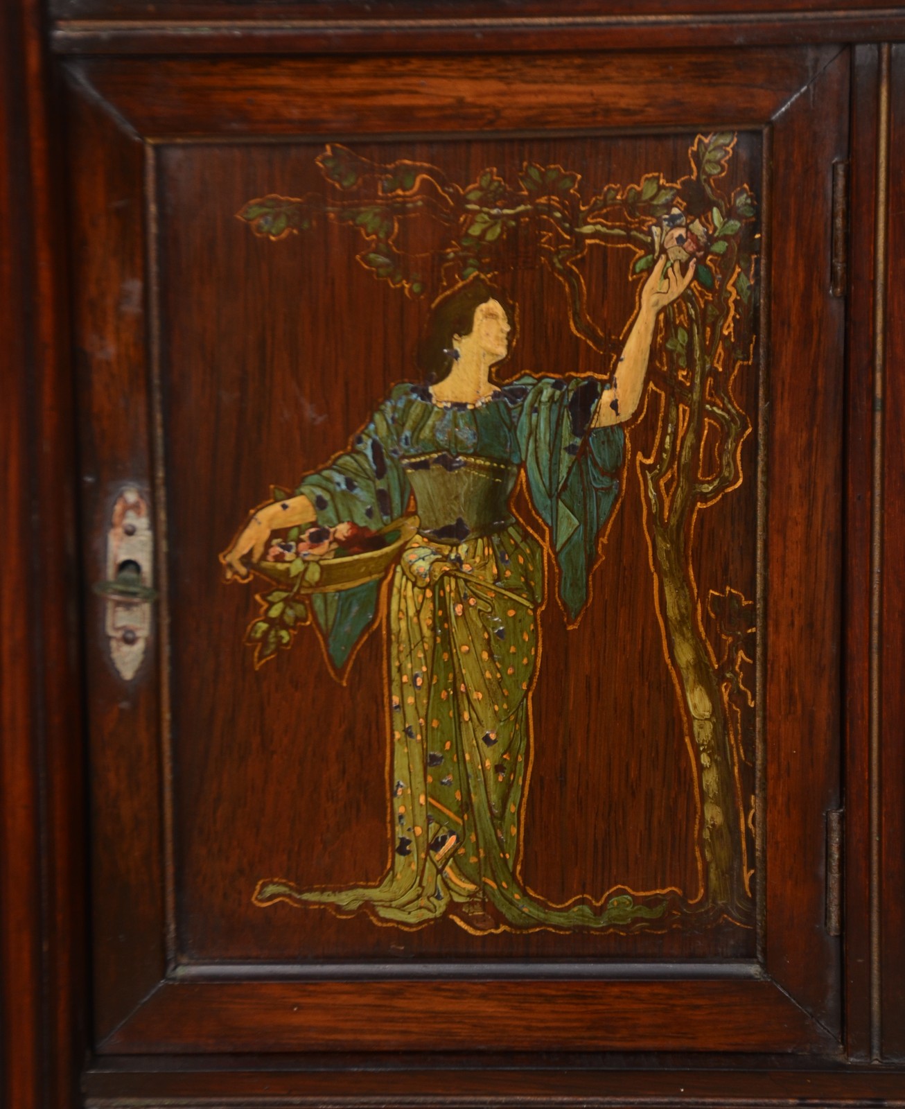Móvel "porta bibelot" frances de madeira nobre, período de transição... - foto 3 de 9
