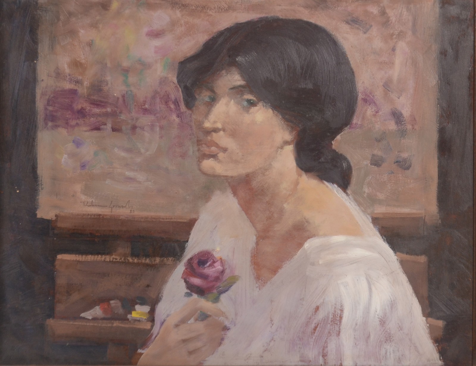 Robson Granado (1957), Figura Feminina com Flor - foto 1 de 7