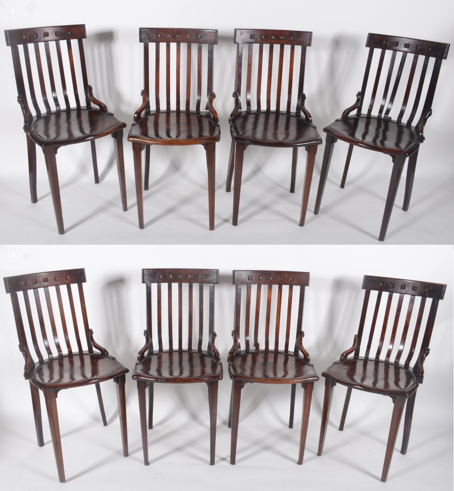 Mesa de jantar de madeira nobre, feitio oval (1,26 x 1,10 m.) com 2... - foto 6 de 11