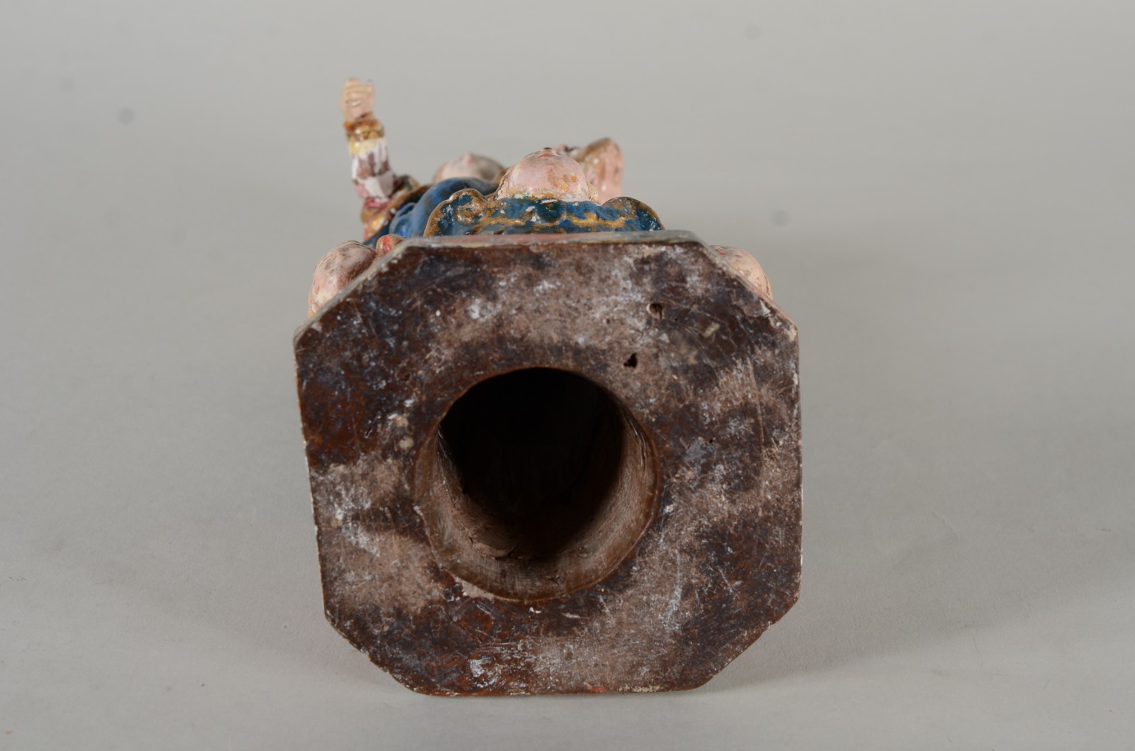 Nossa Senhora da Conceição - Antiga Imagem de pedra sabão e terracota... - foto 7 de 8
