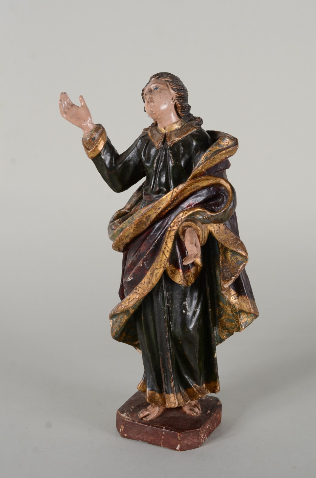 São João Evangelista - Antiga Imagem de calvário de madeira... - foto 3 de 10