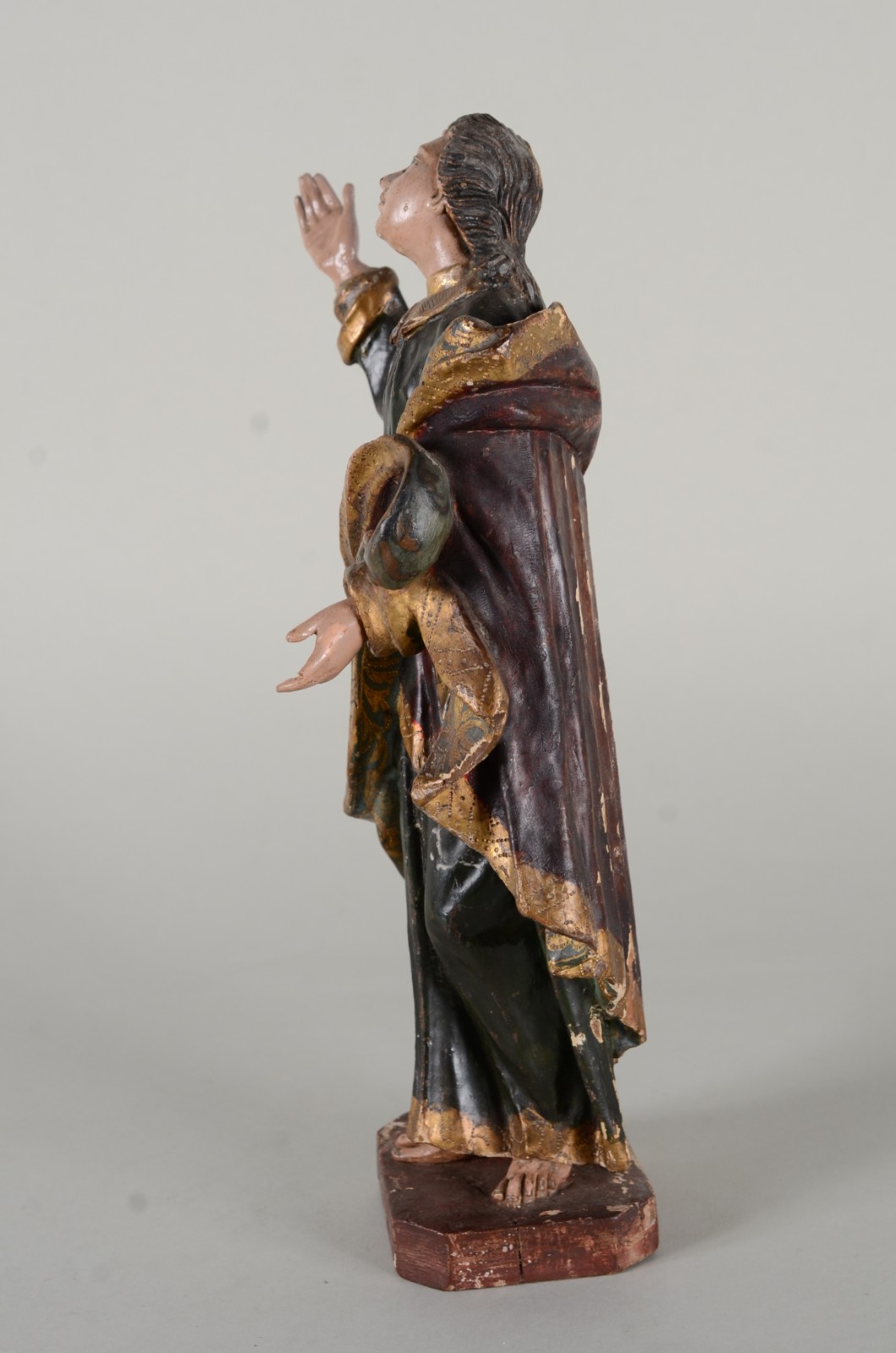 São João Evangelista - Antiga Imagem de calvário de madeira... - foto 5 de 10