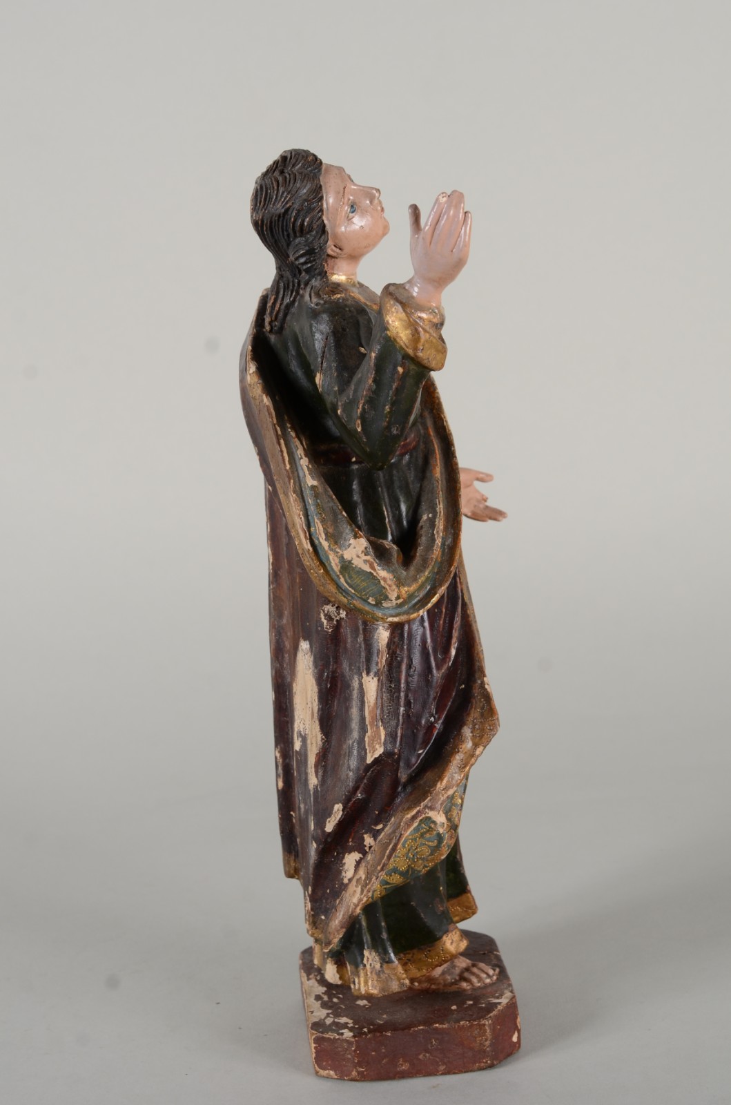 São João Evangelista - Antiga Imagem de calvário de madeira... - foto 7 de 10