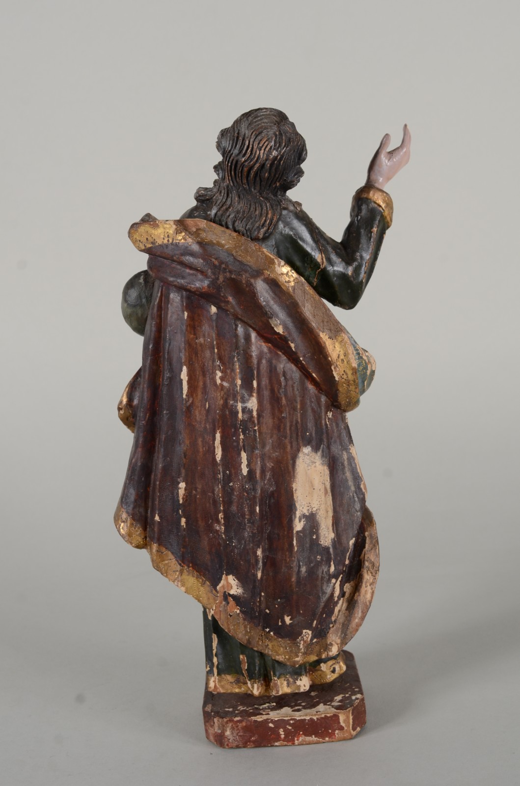 São João Evangelista - Antiga Imagem de calvário de madeira... - foto 8 de 10