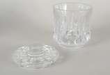 Bomboniere de cristal lapidado. - Bomboniere de cristal lapidado.