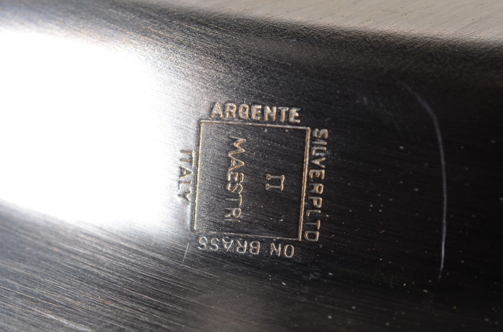 Três souplats de metal Silver Plate italiano. - foto 6 de 6