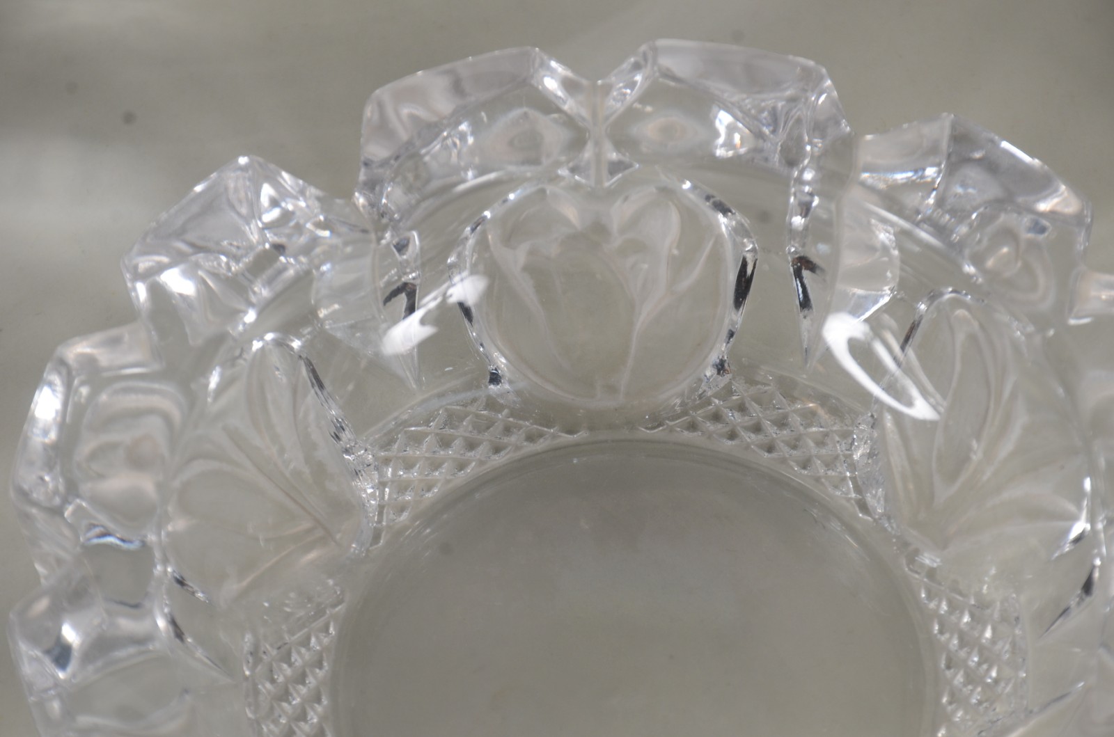Seis cinzeiros diversos de cristal/vidro. - foto 6 de 11