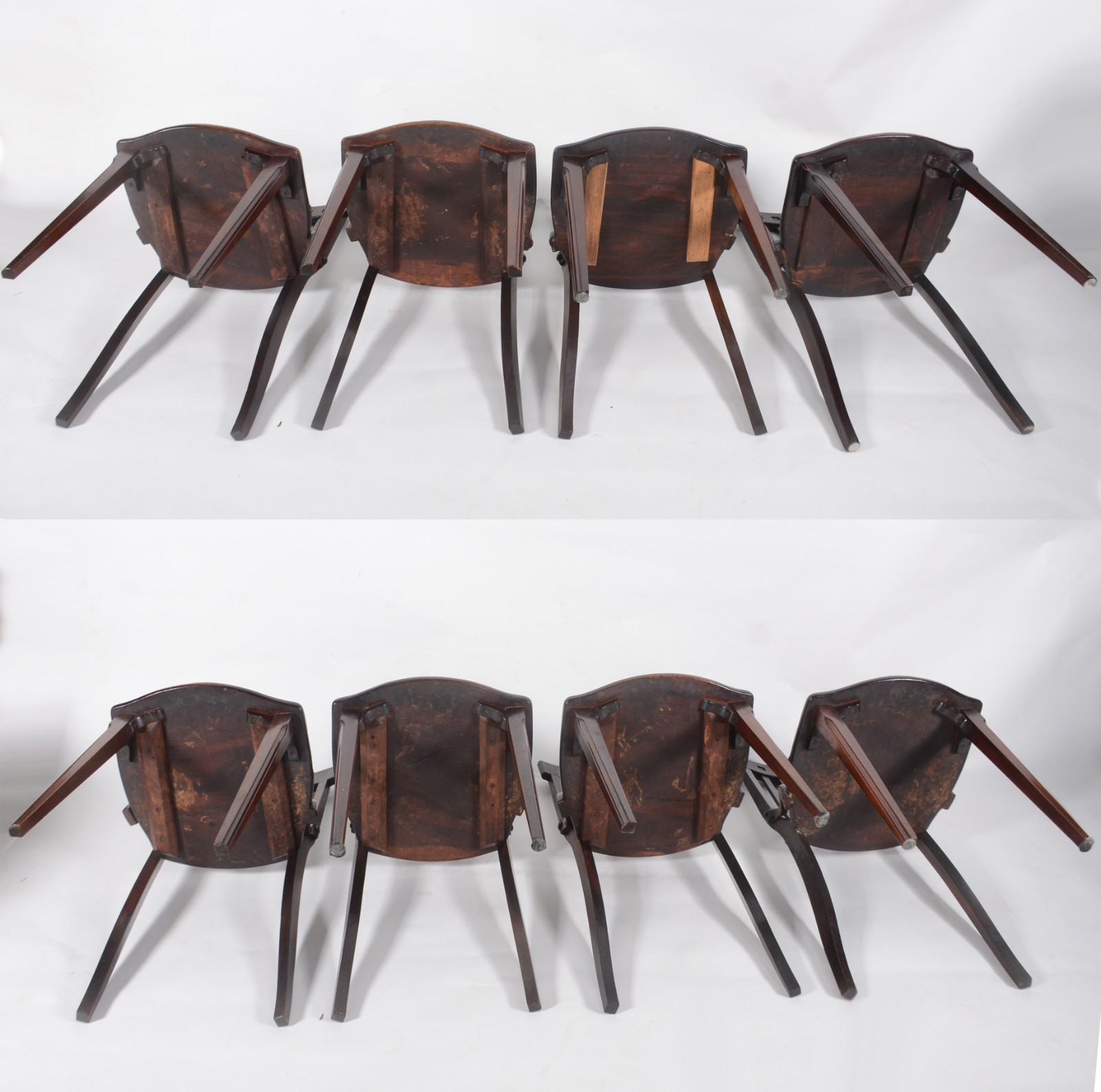 Mesa de jantar de madeira nobre, feitio oval (1,26 x 1,10 m.) com 2... - foto 9 de 11