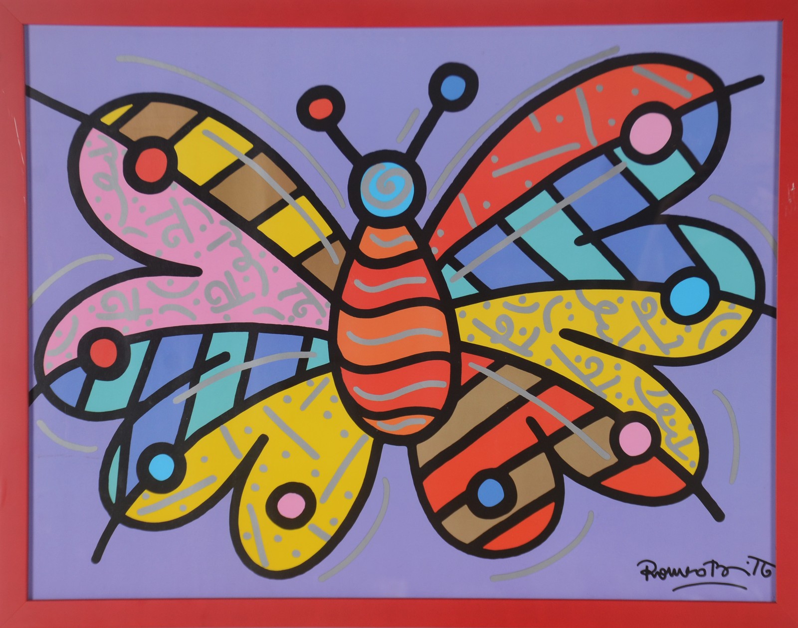 Romero Britto (1963), Borboleta - foto 2 de 4
