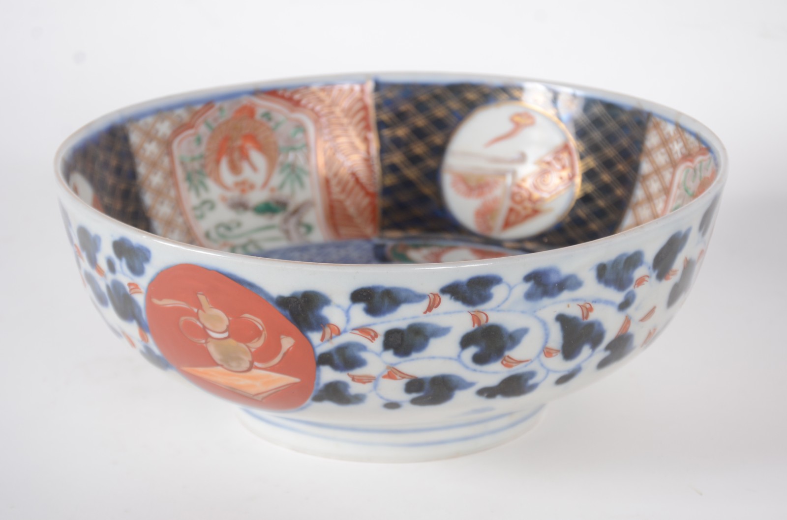 Bowl de porcelana japonesa Imari. - foto 1 de 9