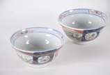 Par de bowls de porcelana japonesa Imari. - Par de bowls de porcelana japonesa Imari.